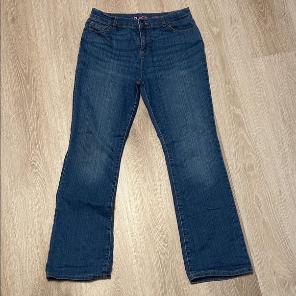 The Children’s Place Boot Cut Denim Jeans Sz 18 - Picture 1 of 5